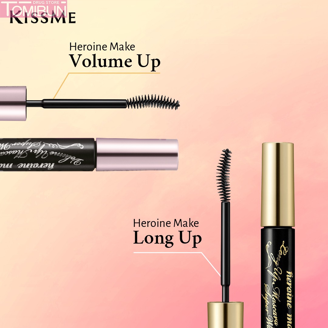 MASCARA KISSME LÀM CONG MI MÀU ĐEN TUYỀN (ĐẦU CHUỐT TO VÀ CONG) 4.5G MICRO MASCARA ADVANCED FILM 01 JET BLACK BLACK